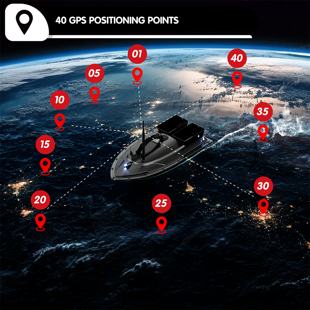 V070 12000mAh/5200mAh RC Bait  - Fishing Gps avaliação e preço