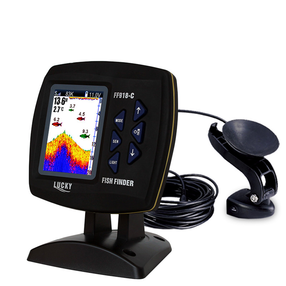 FF918-C100DS Color Screen Wire - Fishing Depth Finder avaliação e preço