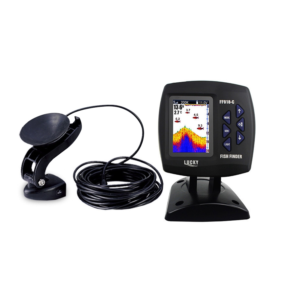 FF918-C100DS Color Screen Wire - Fishing Depth Finder avaliação e preço