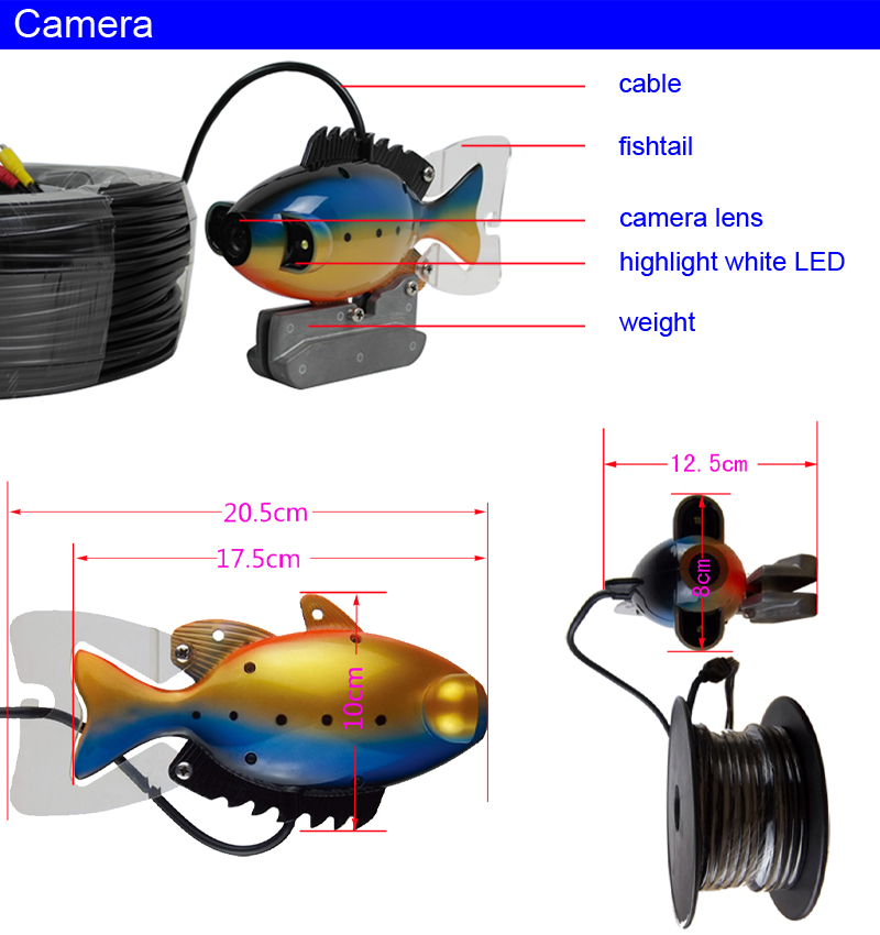 SY801 Underwater Fishing Camer - Fishing Camera avaliação e preço