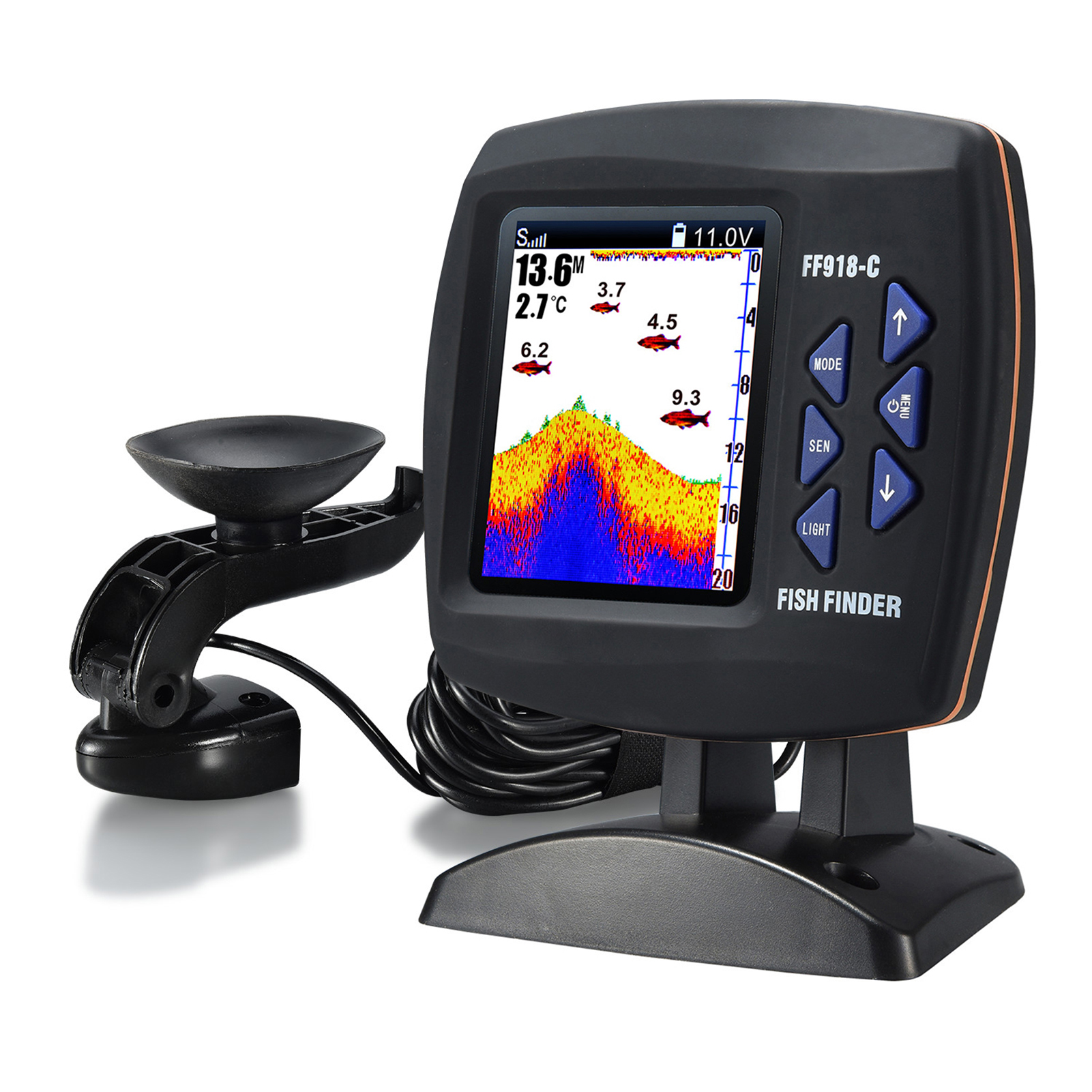 Portable Fish Finder Wireless  - Fish Finder Transducer avaliação e preço