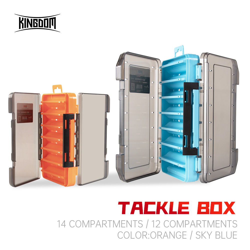 KINGDOM Fishing Tackle Box 12  - Fish Finder Case avaliação e preço