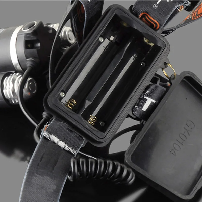 High Power LED Headlamp 18650  - Fish Finder Battery avaliação e preço