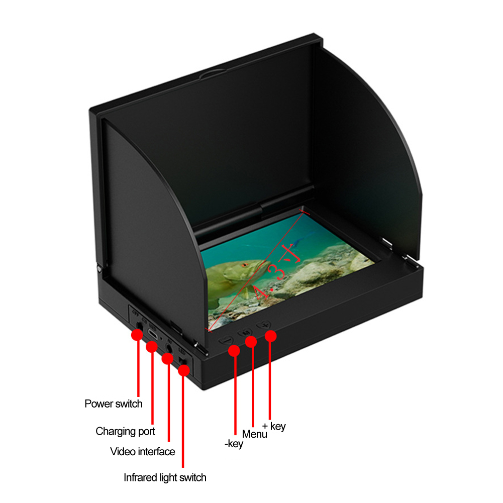 4.3 Inch HD Screen Fish Finder - Fishing Depth Finder avaliação e preço