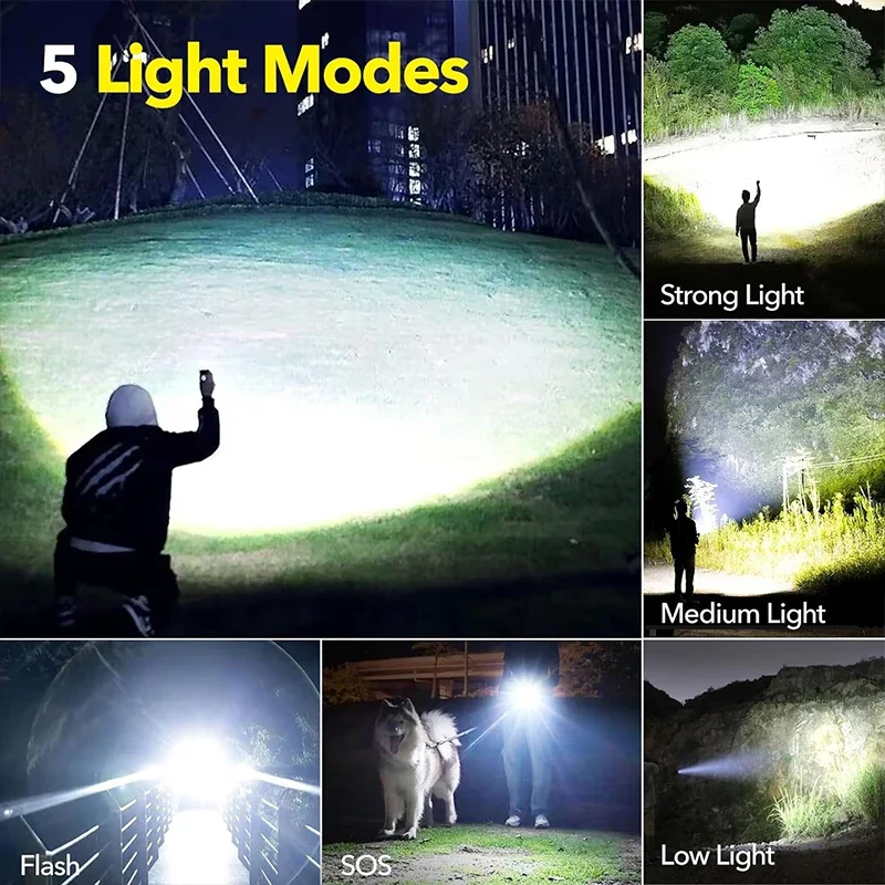 High Power LED Flashlight Rech - Fishing Light avaliação e preço