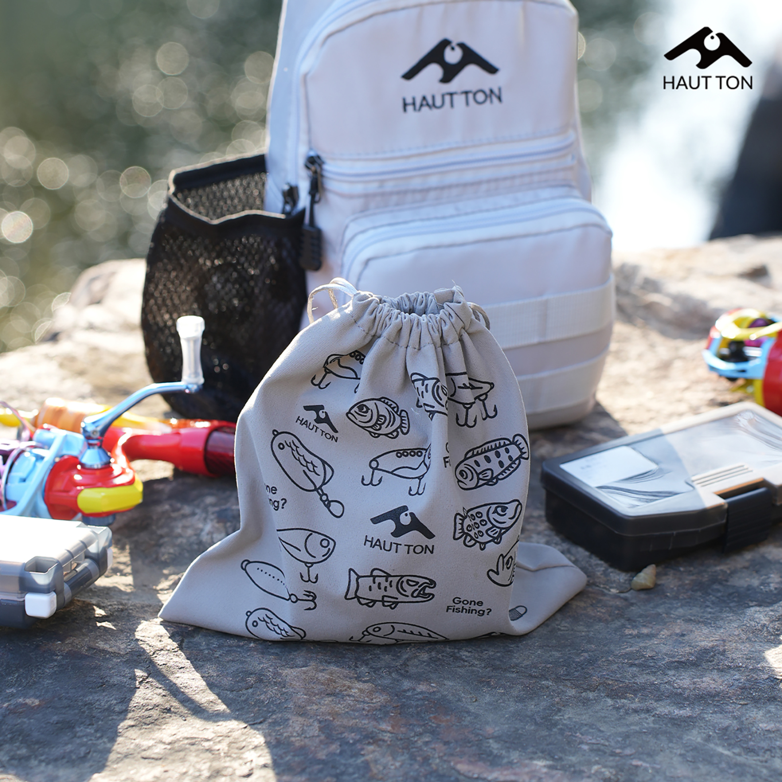 HAUT TON Fishing Reel Protecti - Fish Finder Case avaliação e preço