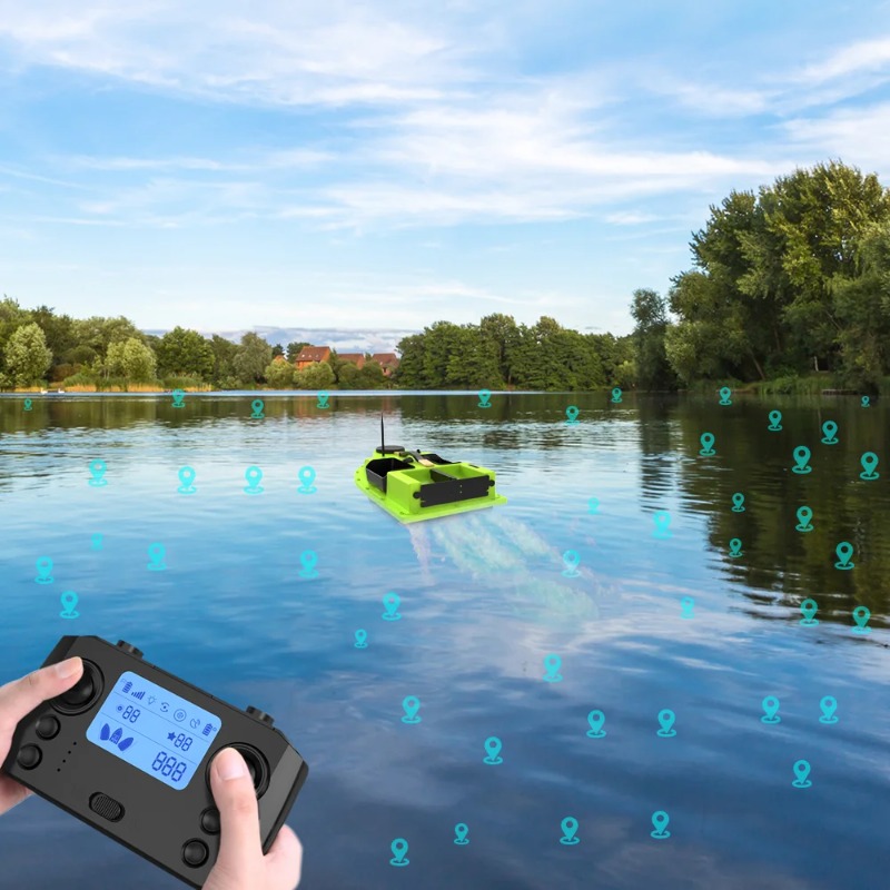 D19 GPS RC Bait Boat 600M 4 Ho - Fishing Gps avaliação e preço