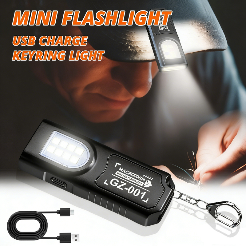 LED Keychain Flashlight Type C - Fishing Light avaliação e preço