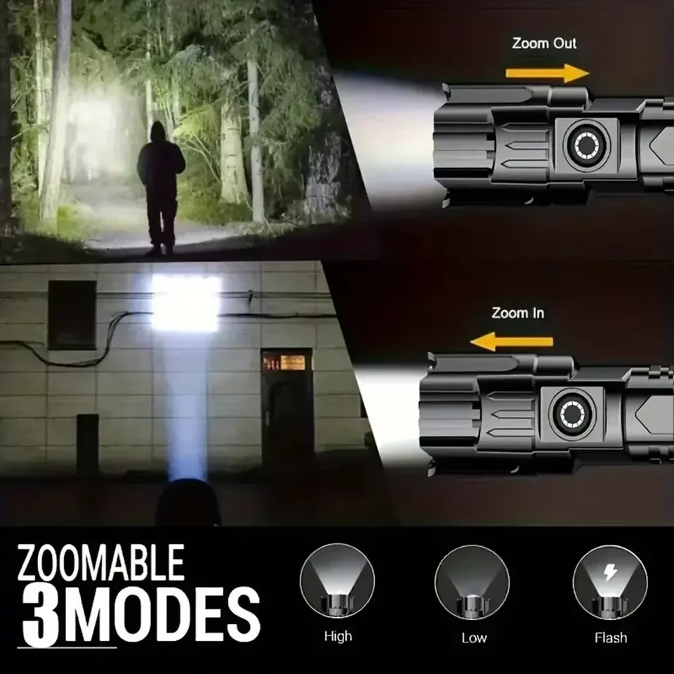 Super Bright LED Flashlight US - Fish Finder Battery avaliação e preço