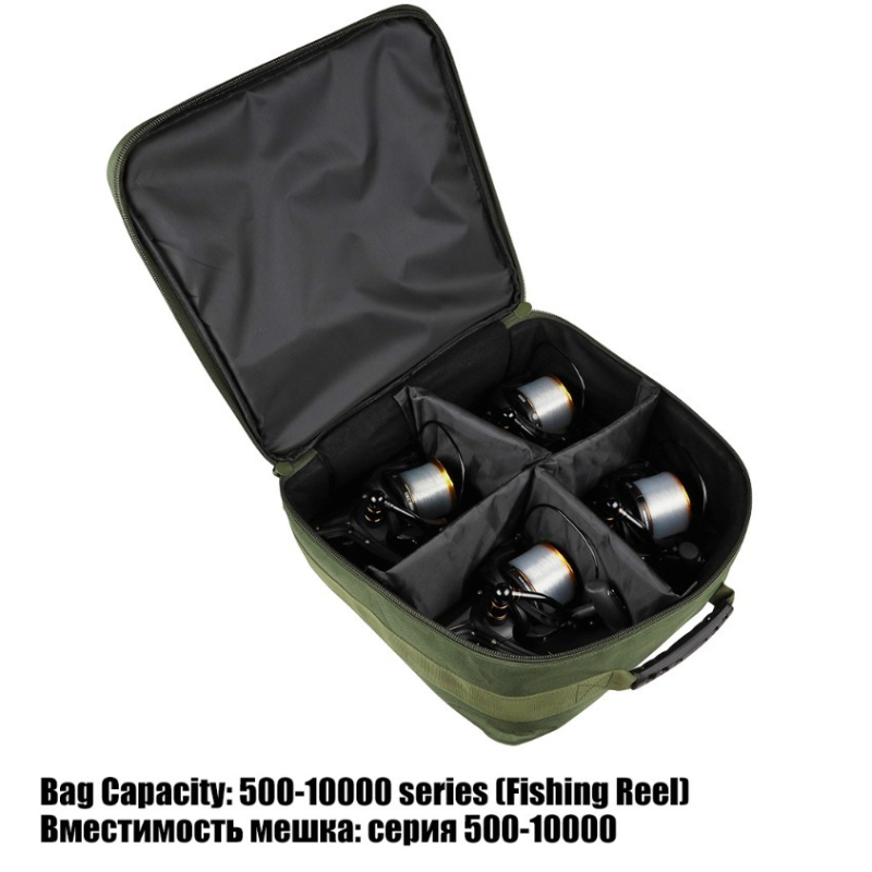 Fishing Bag Handbag Carp Reel  - Fish Finder Case avaliação e preço
