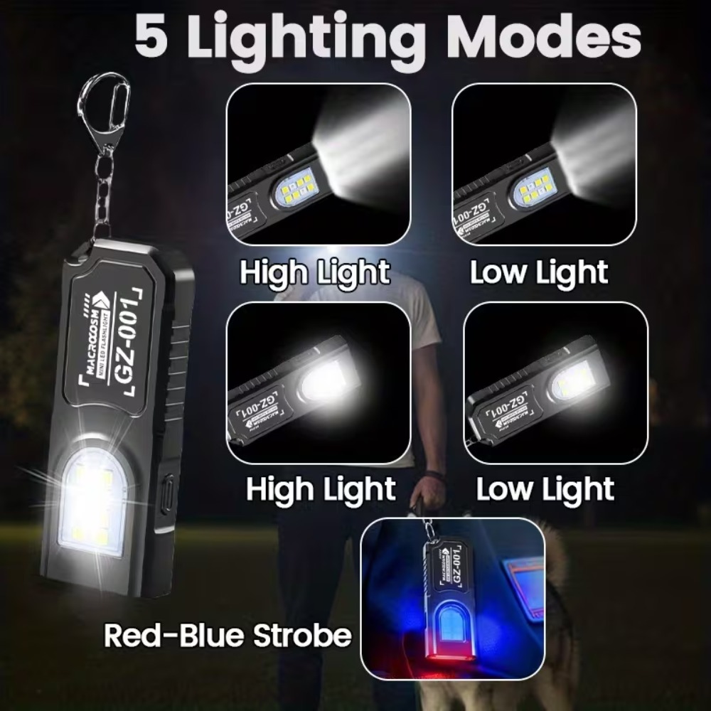 Mini COB LED Keychain Flashlig - Fishing Light avaliação e preço