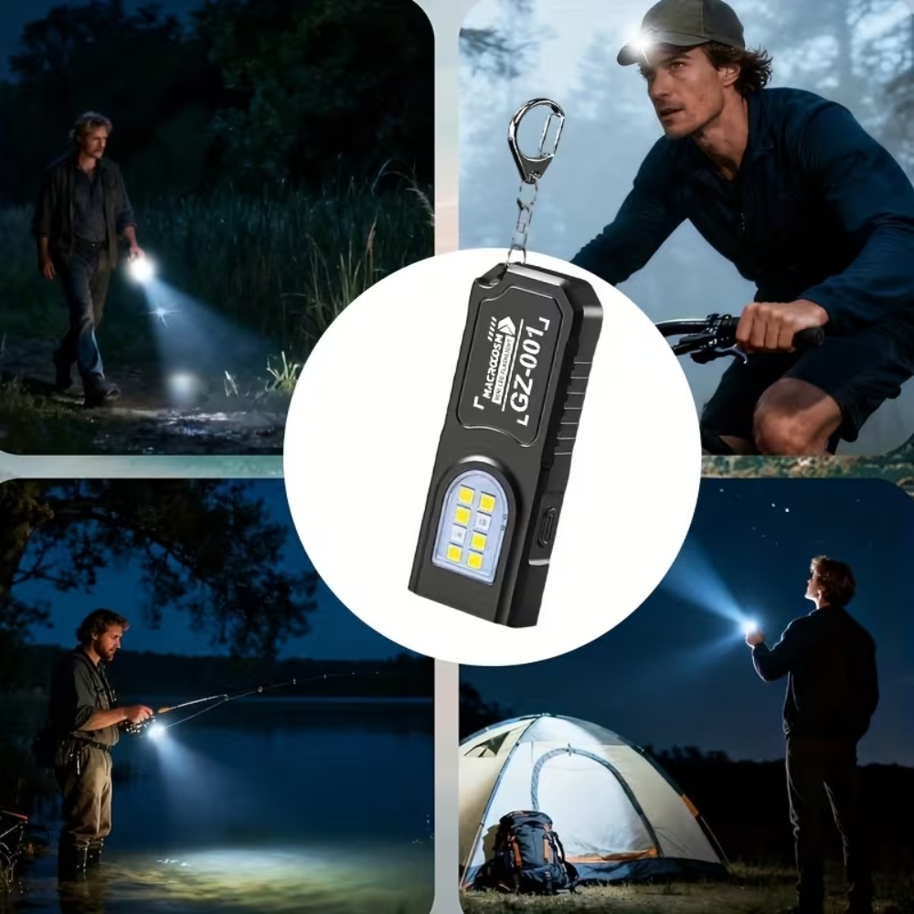 Mini COB LED Keychain Flashlig - Fishing Light avaliação e preço